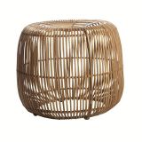 Round Rattan Stool